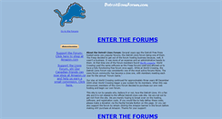 Desktop Screenshot of detroitlionsforum.com